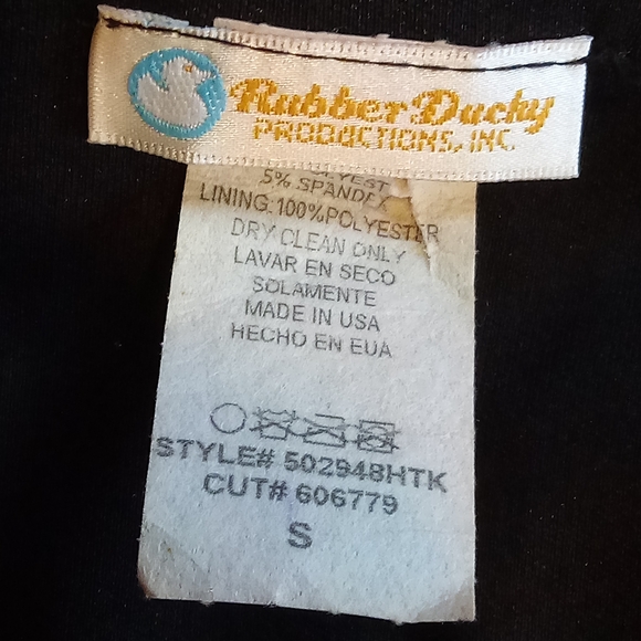 🛍️ BUNDLE ONLY 🛍️Rubber Ducky Productions Gold sequin & Black Dress - Picture 6 of 7